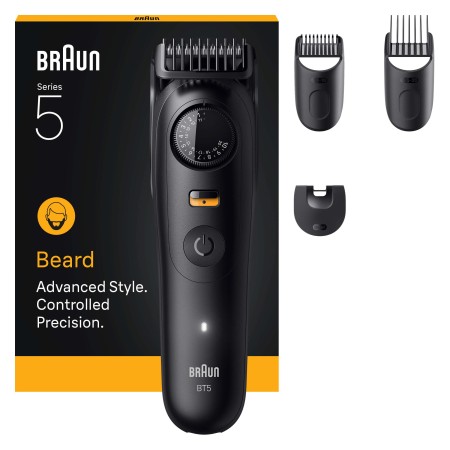 Braun Sakal Düzeltici Series 5, +4 Aksesuar, 40 Uzunluk, Keskin Bıçak, BT5520