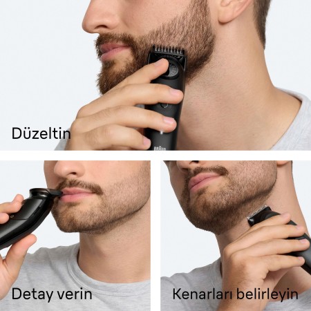 Braun Sakal Düzeltici Series 5, +4 Aksesuar, 40 Uzunluk, Keskin Bıçak, BT5520 - 5