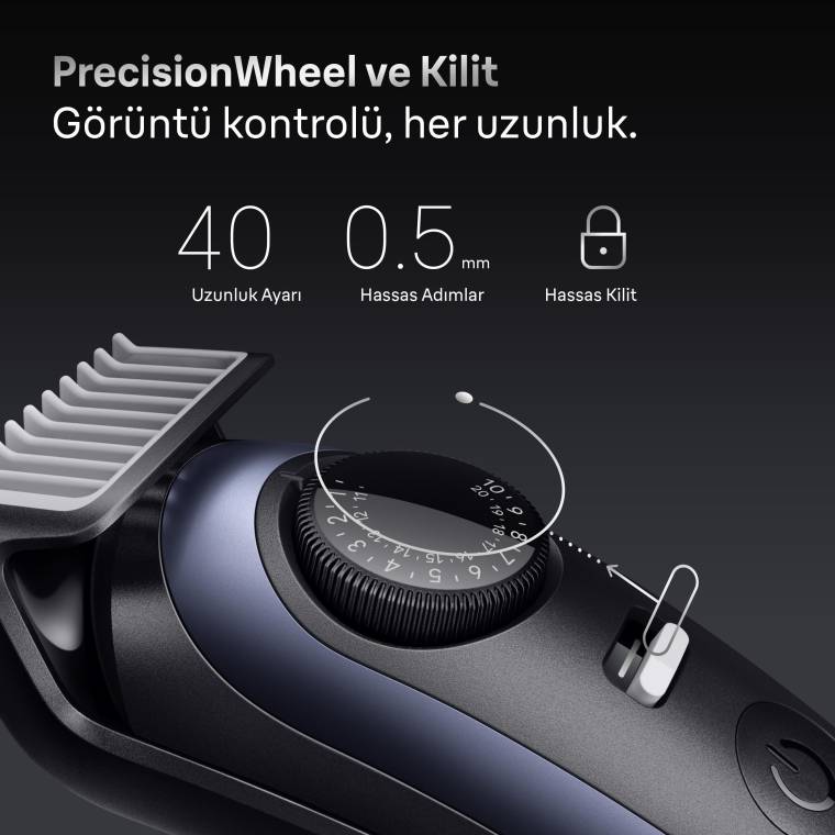 Braun Sakal Düzeltici Series 7, +10 Berber Ekipmanları, 40 Uzunluk, ProBlade, BT7540 - 4