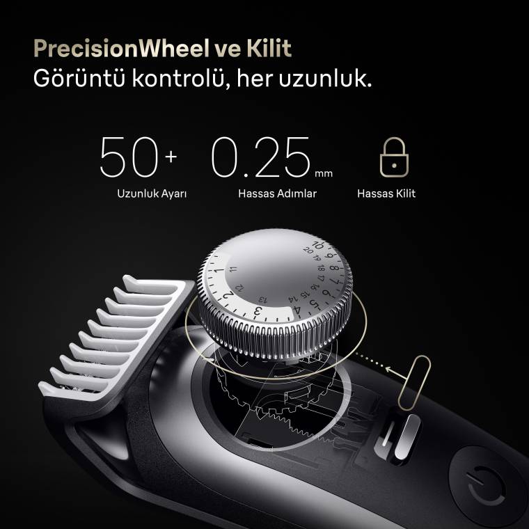 Braun Sakal Düzeltici Series 9, +7 Berber Ekipmanları, 52 Uzunluk, ProBlade, BT9520 - 4