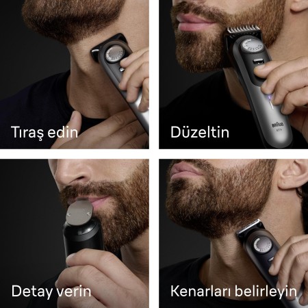 Braun Sakal Düzeltici Series 9, +7 Berber Ekipmanları, 52 Uzunluk, ProBlade, BT9520 - 5