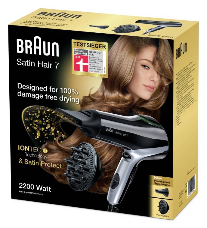 Braun Satin Hair 7 Iontec HD730 2200W Saç Kurutma Makinesi - 8