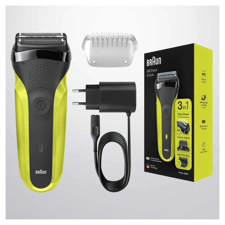 Braun Series 3 300 BT VTGRN  3’ü 1 Arada Tıraş Makinesi - 7