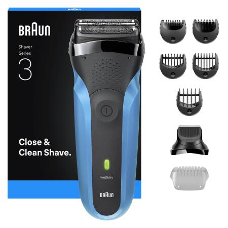 Braun Series 3 Elektrikli Sakal Şekillendirici ve Tıraş Makinesi, Islak ve Kuru, 310BT