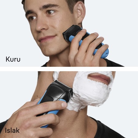 Braun Series 3 Elektrikli Tıraş Makinesi, Islak ve Kuru, 310S - 4
