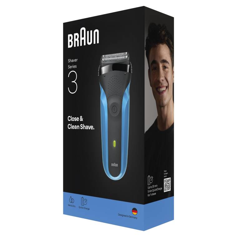 Braun Series 3 Elektrikli Tıraş Makinesi, Islak ve Kuru, 310S - 8