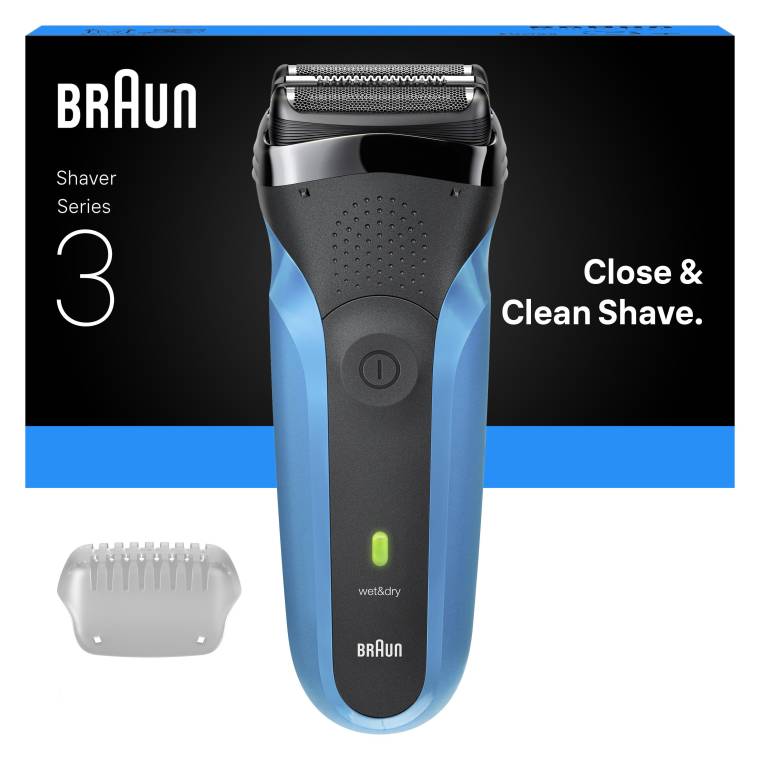 Braun Series 3 Elektrikli Tıraş Makinesi, Islak ve Kuru, 310S - 1