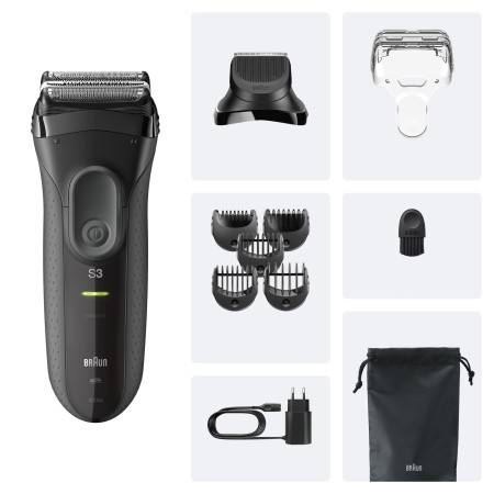 Braun Series 3+ Elektrikli Tıraş Makinesi, Kuru, 3000BT - 6