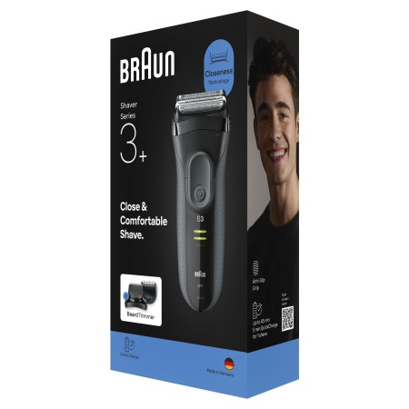 Braun Series 3+ Elektrikli Tıraş Makinesi, Kuru, 3000BT - 8