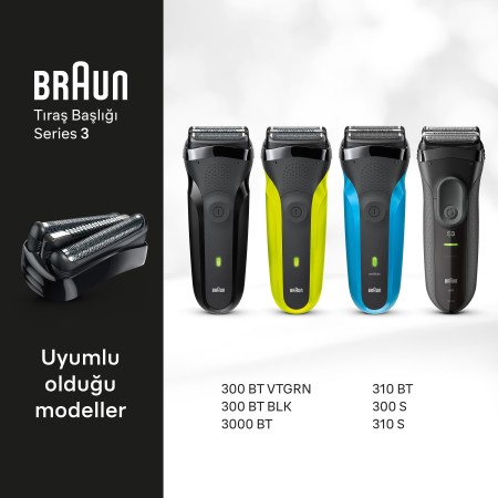 Braun Series 3+ Elektrikli Tıraş Makinesi Yedek Başlığı, 32B - 2