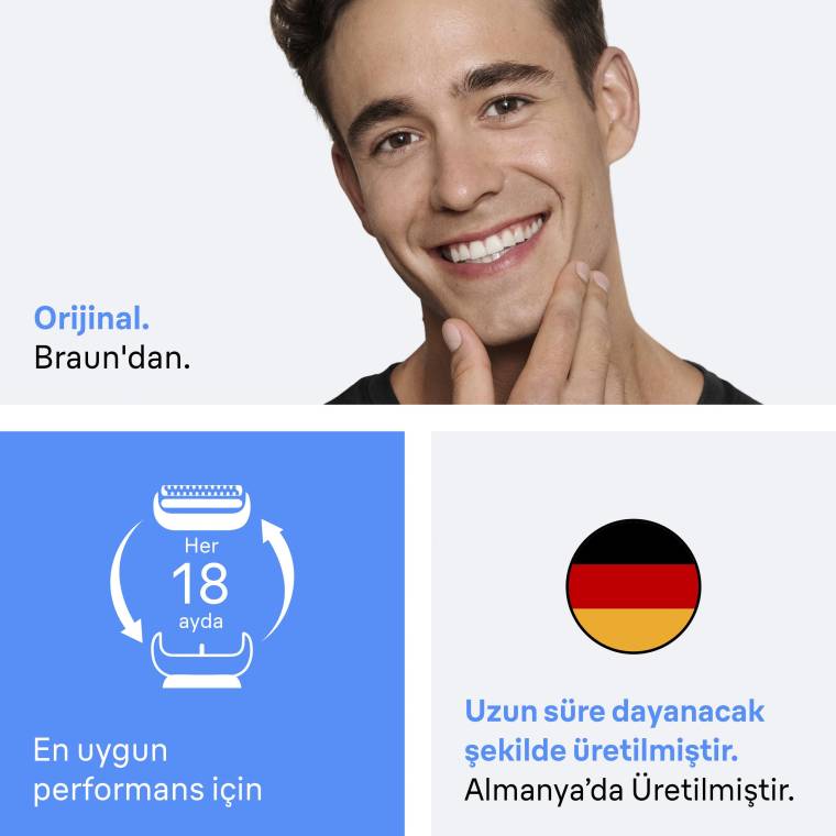 Braun Series 3+ Elektrikli Tıraş Makinesi Yedek Başlığı, 32B - 5