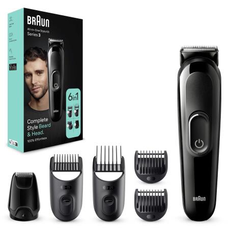 Braun Series 3 MGK3410 Hepsi Bir Arada Şekillendirme Seti, 6’sı 1 Arada Erkek Bakım Kiti - 7