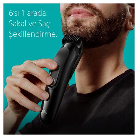 Braun Series 3 MGK3420 Hepsi Bir Arada Şekillendirme Seti, 6’sı 1 Arada Erkek Bakım Kiti - 3