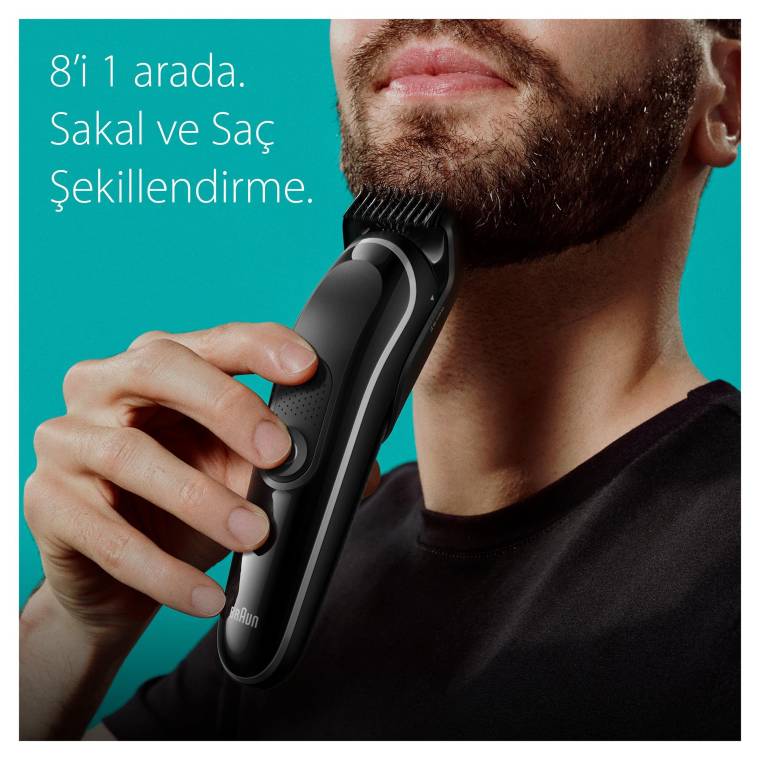 Braun Series 3 MGK3440 Hepsi Bir Arada Şekillendirme Seti, 8’i 1 Arada Erkek Bakım Kiti - 2