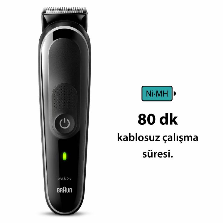 Braun Series 3 MGK3440 Hepsi Bir Arada Şekillendirme Seti, 8’i 1 Arada Erkek Bakım Kiti - 5