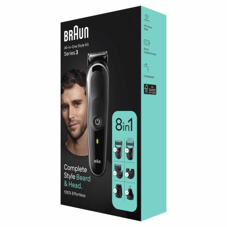 Braun Series 3 MGK3440 Hepsi Bir Arada Şekillendirme Seti, 8’i 1 Arada Erkek Bakım Kiti - 8