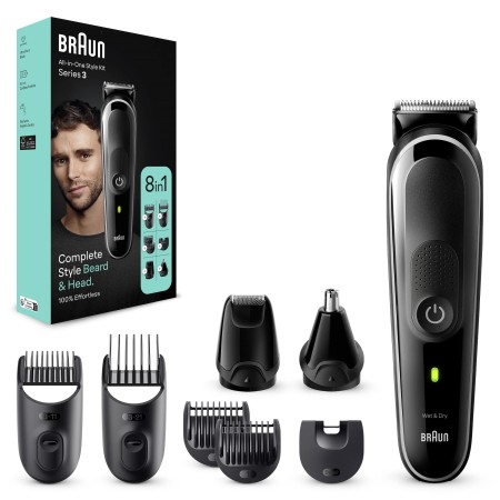 Braun Series 3 MGK3440 Hepsi Bir Arada Şekillendirme Seti, 8’i 1 Arada Erkek Bakım Kiti - Thumbnail