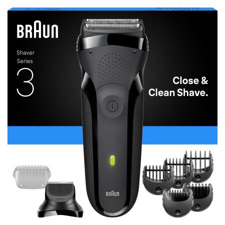 Braun Series 3 Shave & Style Sakal Şekillendirici ve Tıraş Makinesi, Kuru, 300BT