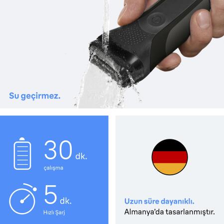 Braun Series 3 Shave & Style Sakal Şekillendirici ve Tıraş Makinesi, Kuru, 300BT - 5