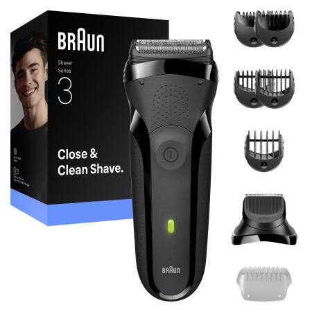 Braun Series 3 Shave & Style Sakal Şekillendirici ve Tıraş Makinesi, Kuru, 300BT - 7