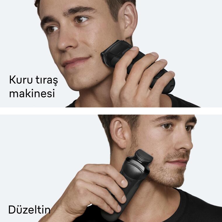 Braun Series 3 Shave & Style Sakal Şekillendirici ve Tıraş Makinesi, Kuru, 300BT - 4