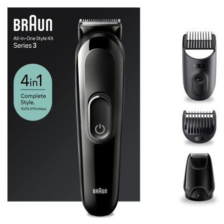 Braun Series 3 SK3400 Hepsi Bir Arada Şekillendirme Seti, 4’ü 1 Arada Erkek Bakım Kiti - 1