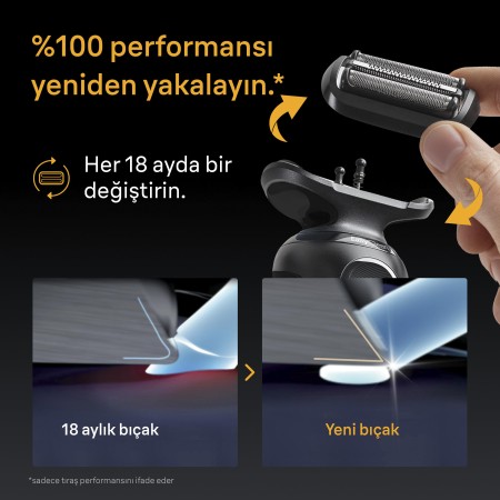 Braun Series 5 54B Tıraş Makinesi Yedek Başlığı - 6