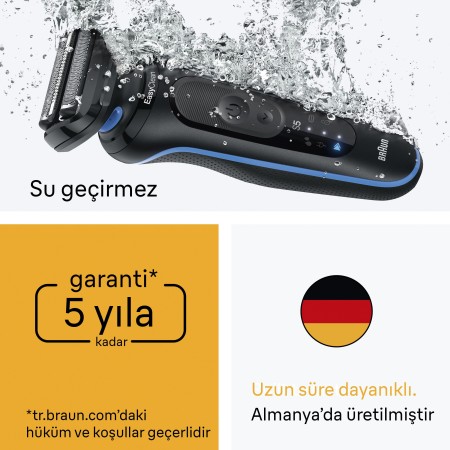 Braun Series 5 Elektrikli Tıraş Makinesi, Islak ve Kuru, 52-B1000S - 6