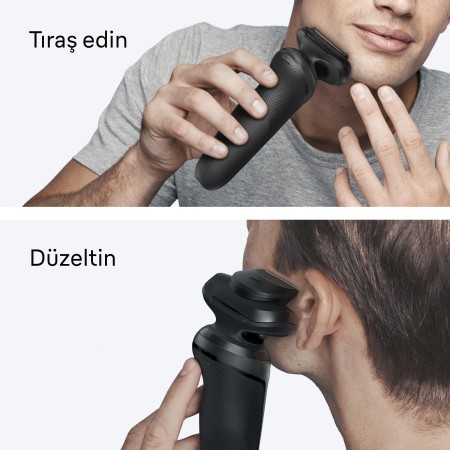 Braun Series 5 Elektrikli Tıraş Makinesi, Islak ve Kuru, Hassas Düzeltici Başlık, 52-N1200S - 5