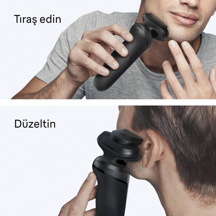 Braun Series 5 Elektrikli Tıraş Makinesi, Islak ve Kuru, Hassas Düzeltici Başlık, 52-N1200S - 5