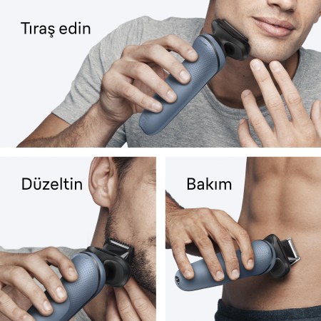 Braun Series 5 Elektrikli Tıraş Makinesi, Islak ve Kuru, Hassas Düzeltici, Vücut, 52-A1650S - 5