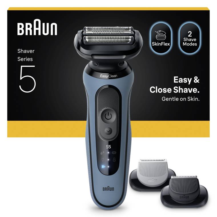 Braun Series 5 Elektrikli Tıraş Makinesi, Islak ve Kuru, Hassas Düzeltici, Vücut, 52-A1650S - 1