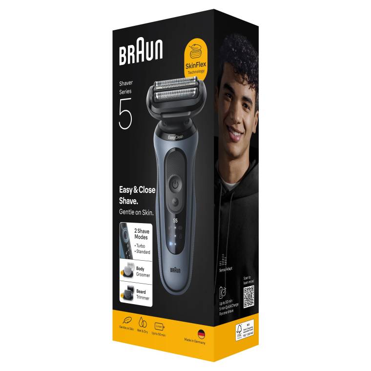Braun Series 5 Elektrikli Tıraş Makinesi, Islak ve Kuru, Hassas Düzeltici, Vücut, 52-A1650S - 8