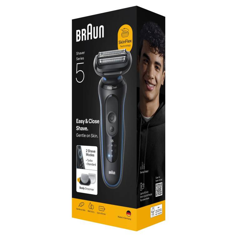 Braun Series 5 Elektrikli Tıraş Makinesi, Islak ve Kuru, Vücut Başlığı, 52-B1600S - 8