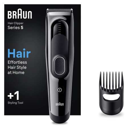 Braun - Braun Series 5 HC5310, Erkekler İçin 17 Uzunluk Ayarına Sahip Saç Kesme Makinesi 