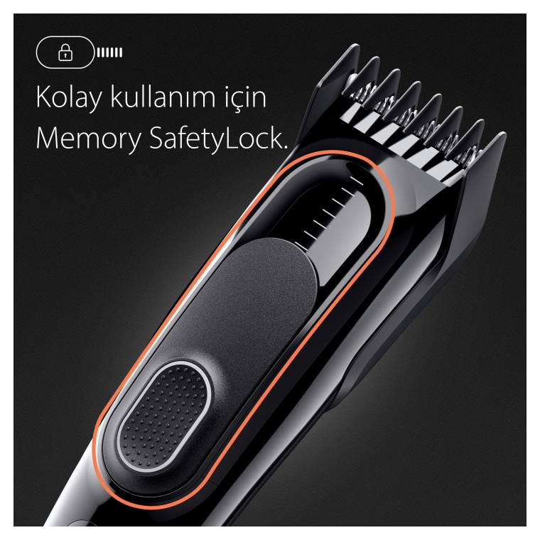 Braun Series 5 HC5310, Erkekler İçin 9 Uzunluk Ayarına Sahip Saç Kesme Makinesi  - 5