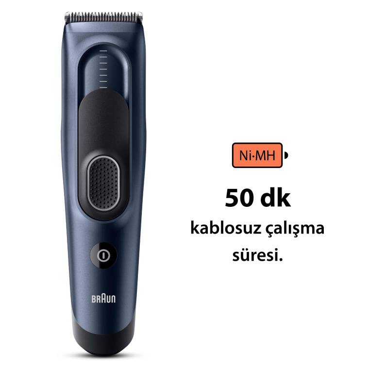 Braun Series 5 HC5350, Erkekler İçin 17 Uzunluk Ayarına Sahip Saç Kesme Makinesi  - 6