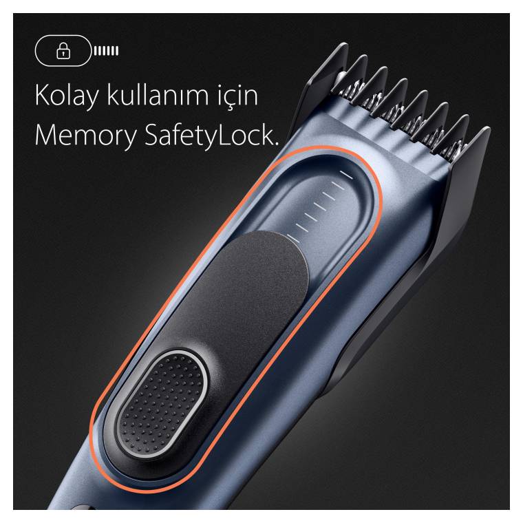 Braun Series 5 HC5350, Erkekler İçin 17 Uzunluk Ayarına Sahip Saç Kesme Makinesi - 5