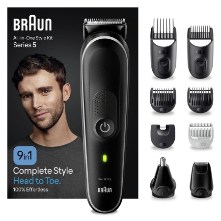 Braun Series 5 MGK5410 Hepsi Bir Arada Şekillendirme Seti, 9’u 1 Arada Erkek Bakım Kiti - 1