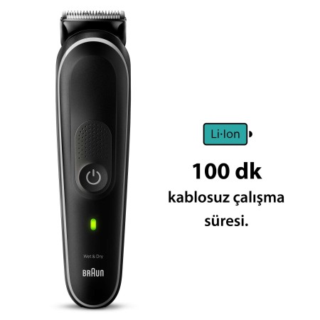 Braun Series 5 MGK5420 Hepsi Bir Arada Şekillendirme Seti, 9’u 1 Arada Erkek Bakım Kiti - 4