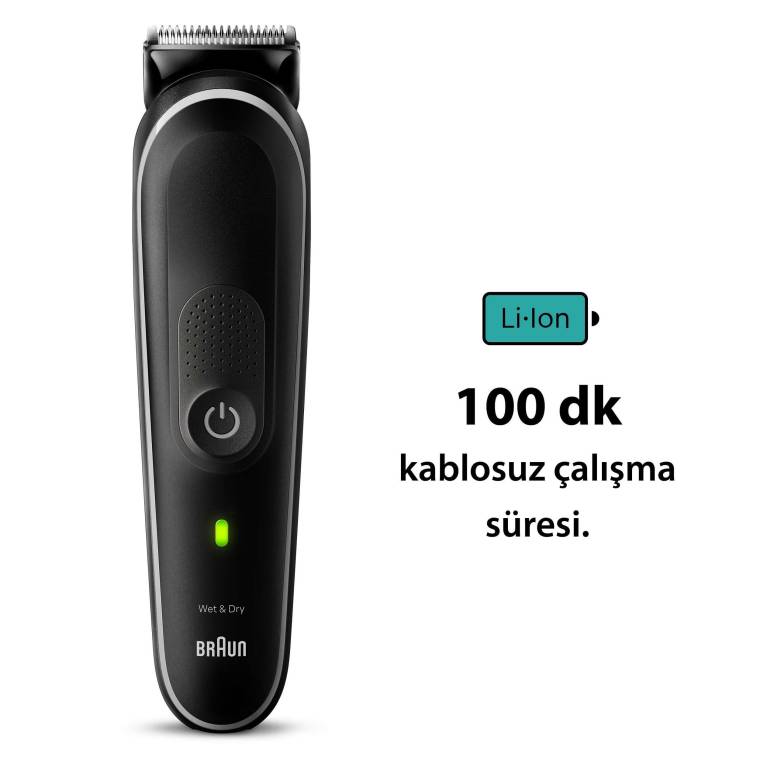 Braun Series 5 MGK5440 Hepsi Bir Arada Şekillendirme Seti, 10’u 1 Arada Erkek Bakım Kiti - 5
