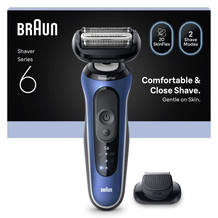 Braun Series 6 Elektrikli Tıraş Makinesi, Islak ve Kuru, Hassas Düzeltici Başlık, 62-B1200S