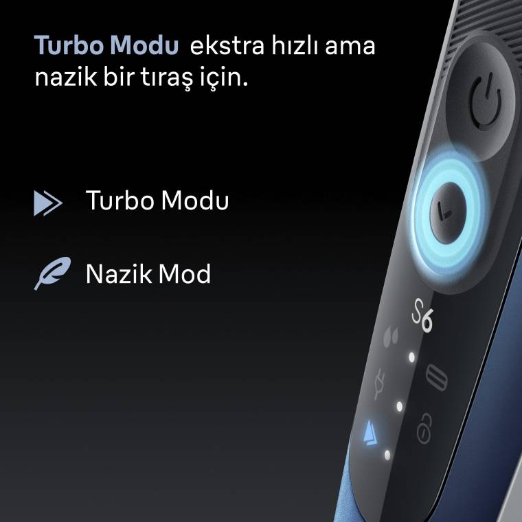 Braun Series 6 Elektrikli Tıraş Makinesi, Islak ve Kuru, Hassas Düzeltici Başlık, 62-B1200S - 4