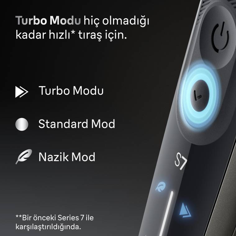 Braun Series 7 Elektrikli Tıraş Makinesi, Islak ve Kuru, Hassas Düzeltici Başlık, 72-C1200S - 4