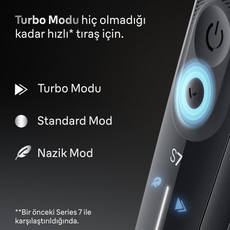 Braun Series 7 Elektrikli Tıraş Makinesi, Islak ve Kuru, Hassas Düzeltici Başlık, 72-G1200S - 4