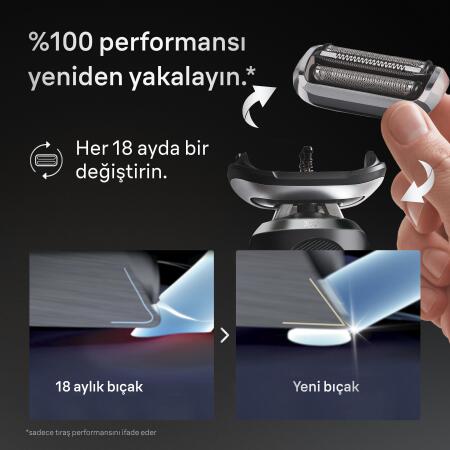 Braun Series 7 Elektrikli Tıraş Makinesi Yedek Başlığı, 74S - 5