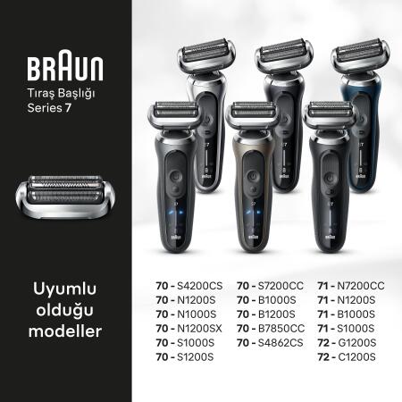 Braun Series 7 Elektrikli Tıraş Makinesi Yedek Başlığı, 74S - 2