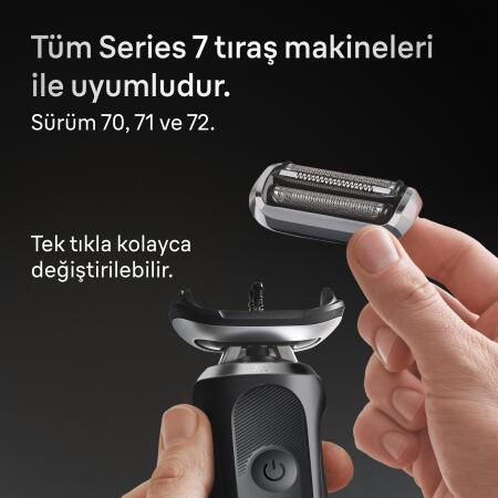 Braun Series 7 Elektrikli Tıraş Makinesi Yedek Başlığı, 74S - 7