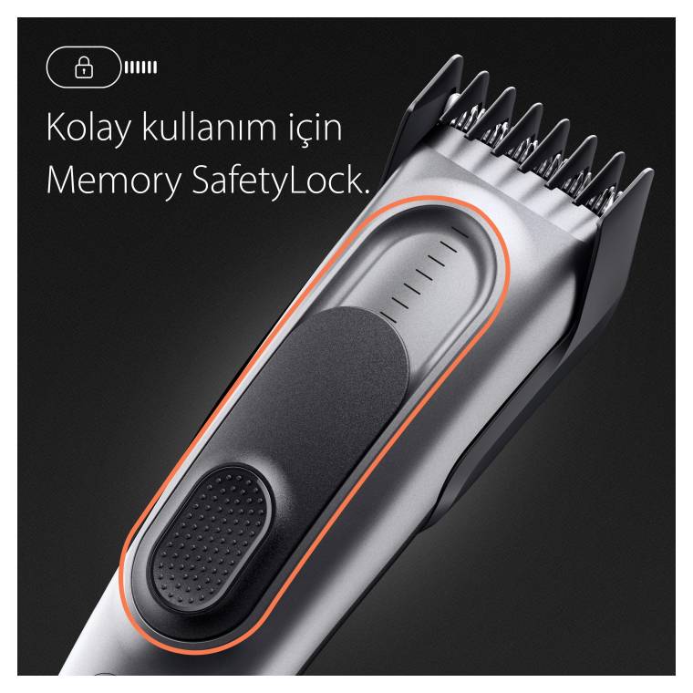 Braun Series 7 HC7390, Erkekler İçin 17 Uzunluk Ayarına Sahip Saç Kesme Makinesi  - 5