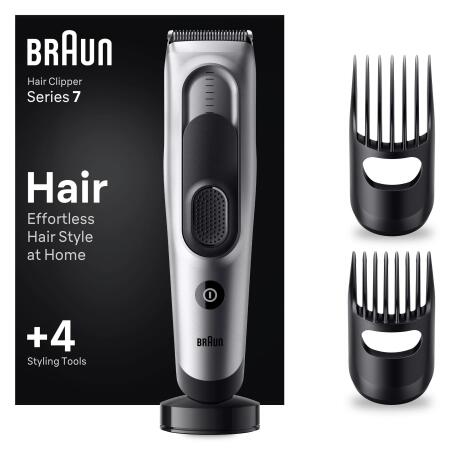 Braun Series 7 HC7390, Erkekler İçin 17 Uzunluk Ayarına Sahip Saç Kesme Makinesi  - 1